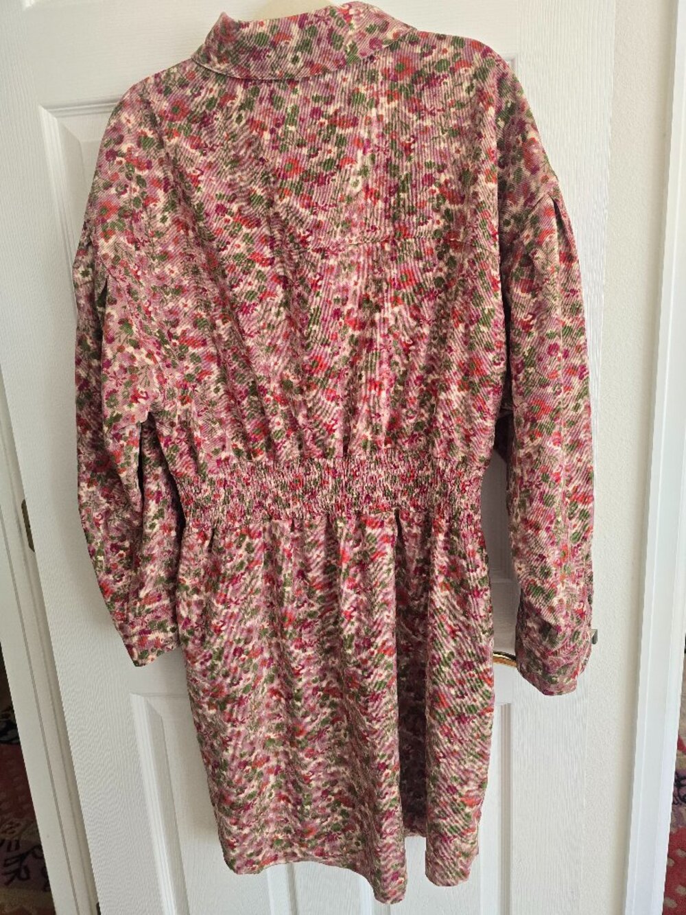 Fate Floral Corduroy Dress Perfect for Winter 1X